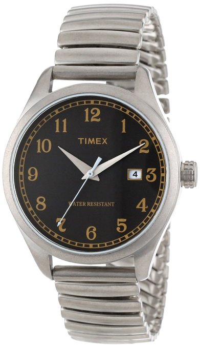 海淘男表推荐：Timex天美时 不锈钢表带 时尚男款手表