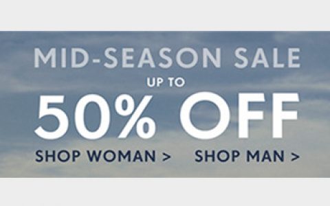 英国著名时装品牌FCUK开始mid season sale啦！半价！！！