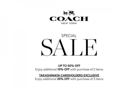 Coach 2019 Summer Sale 官网夏季Sale火力全开，参加的几乎全部50% OFF！！