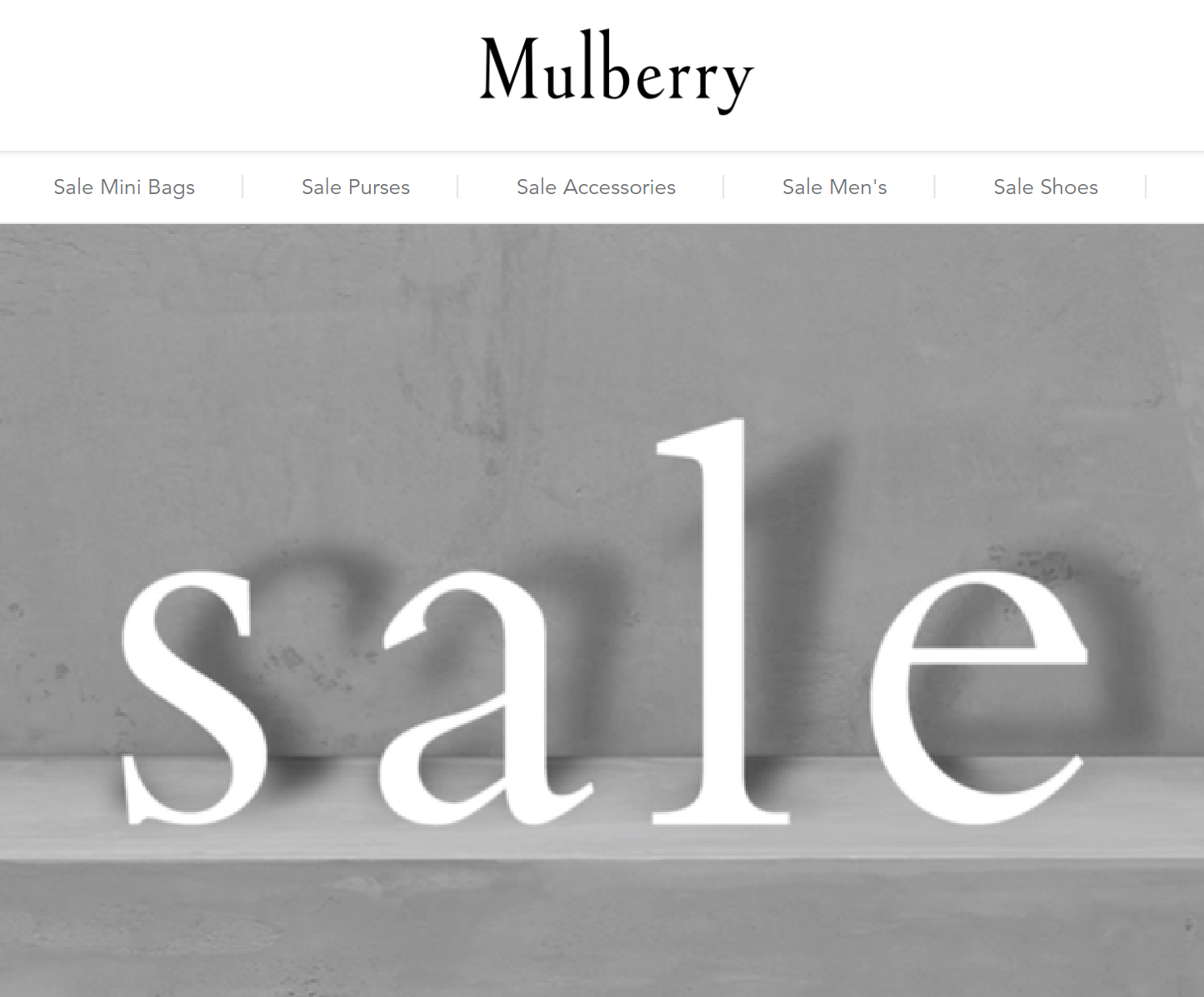 Mulberry官网2019 Summer Sale 开始啦，折扣力度30% - 50% OFF