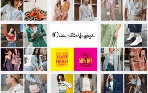 Miss Selfridge官网黑五预热Up to 50% OFF