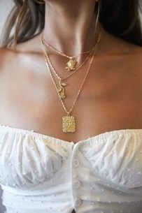 38 Pretty Layered Diamond Necklaces Ideas For Beauty Womens To Try Asap
