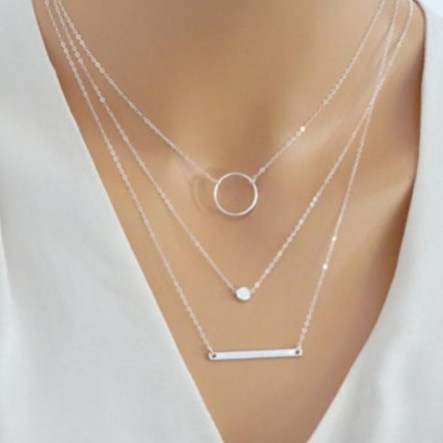 38 Pretty Layered Diamond Necklaces Ideas For Beauty Womens To Try Asap