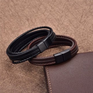 33 Delightful Men Leather Bracelet Ideas For Your Inspirations