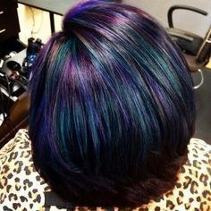 37 Pretty Oil Slick Hair Ideas That Can Make You Look More Beauty