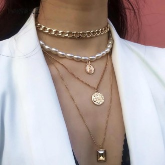 38 Pretty Layered Diamond Necklaces Ideas For Beauty Womens To Try Asap