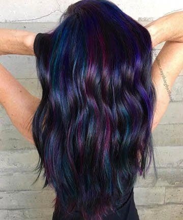 37 Pretty Oil Slick Hair Ideas That Can Make You Look More Beauty