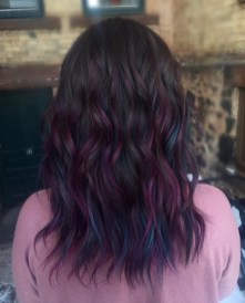 37 Pretty Oil Slick Hair Ideas That Can Make You Look More Beauty